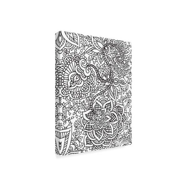 Jessica Putnam 'Floral Patterns 8' Canvas Art,18x24